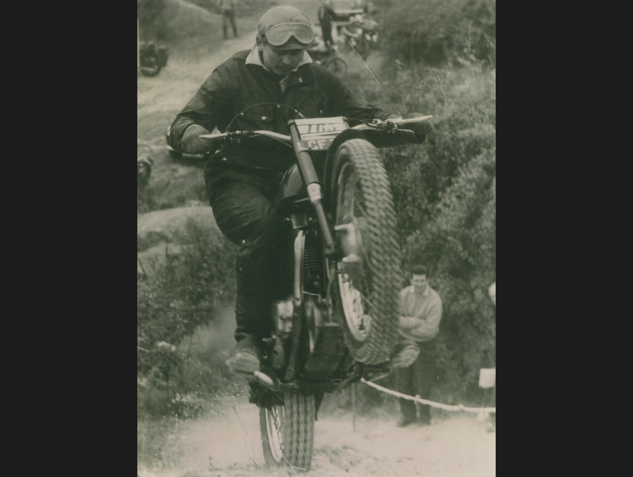 Doug on a 1959 500cc Ariel motocross